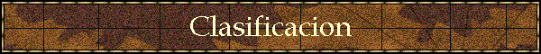 Clasificacion